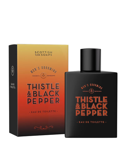 Next Scottish Fine Soaps Thistle & Black Pepper Eau de Toilette 50ml- Buy online at McGrocer
