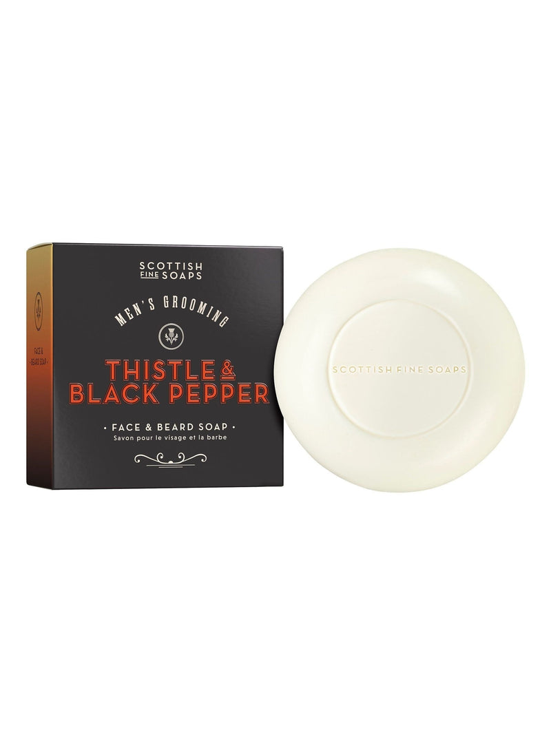 Scottish Fine Soaps Thistle Black Pepper Soap 100g (British brand)