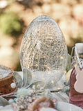 Lights4fun crackle glass egg light 21cm (British brand)