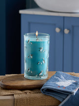 Next Sea Salt & Citrus Puffin Pillar Candle 15cm- Buy online at McGrocer