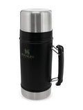 Stanley Matte Black Pebble food jar 0.94L (British brand)