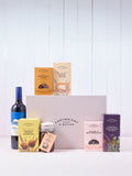 Cartwright & Butler sweet and savoury gift box with red wine - British product