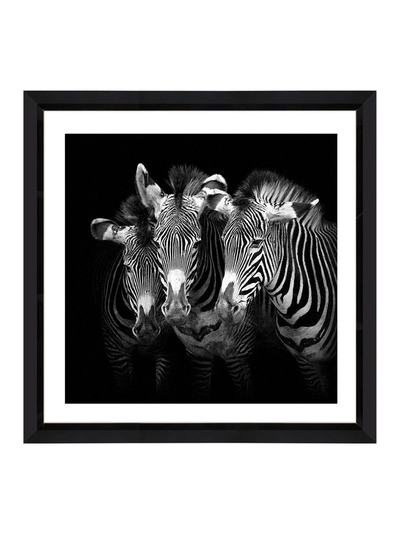 Brookpace Lascelles grey wall art frame 61x61cm - British product