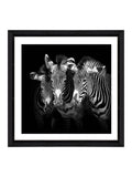 Brookpace Lascelles grey wall art frame 61x61cm - British product