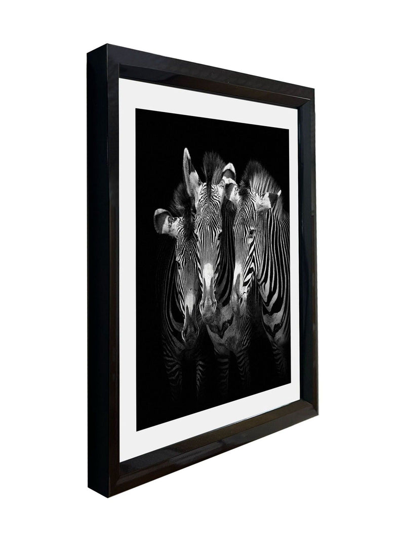 Brookpace Lascelles grey wall art frame 61x61cm - British product
