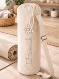 Loveabode lotus flower yoga mat bag, personalised carrier - British product