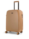 Rock Gelato medium brown suitcase 68 litres, imported from the UK