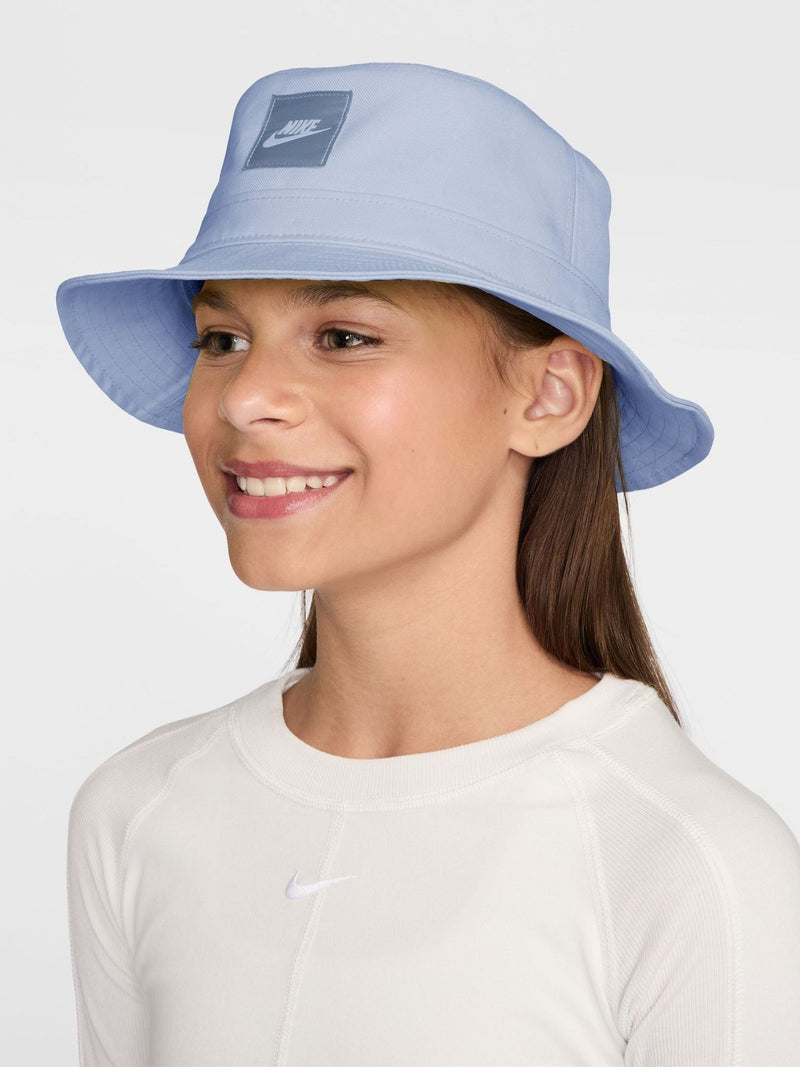 Nike blue Apex Futura bucket hat, imported from the UK