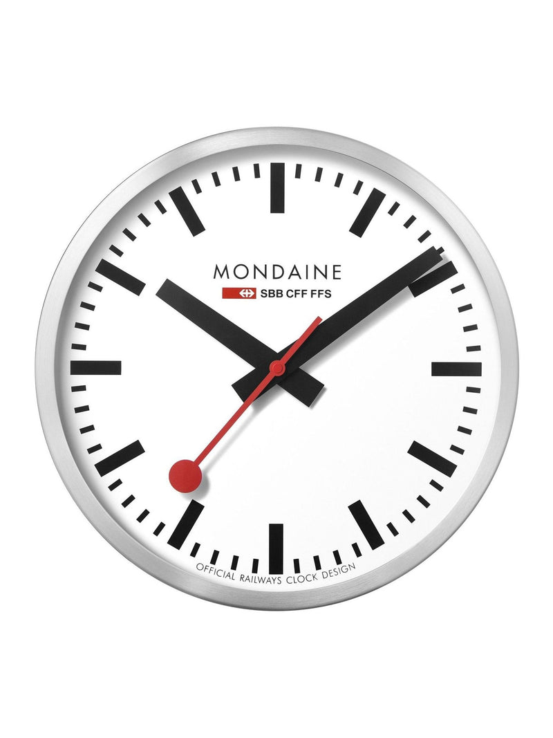 Mondaine wall clock white large 40cm (British brand)
