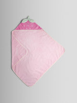 Next JoJo Maman Bébé Pink Personalised Strawberry Hooded Towel 75 x 75 cm- Buy online at McGrocer