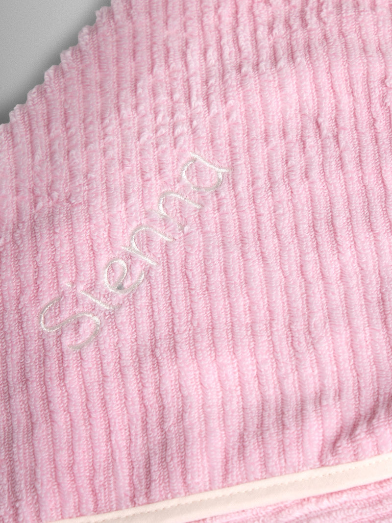 JoJo Maman Bébé pink strawberry hooded towel - British product