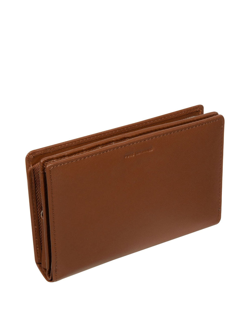 Pure Luxuries brown Julia leather purse (British brand)