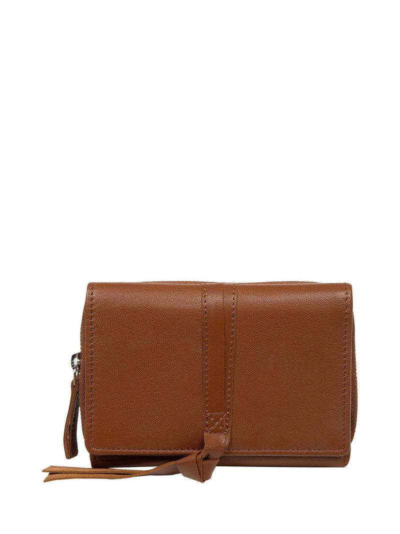 Pure Luxuries London Brown Hailey leather purse, UK version
