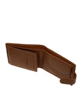 Cultured London brown leather wallet, imported from the UK