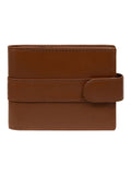 Cultured London brown leather wallet, imported from the UK