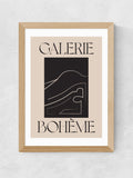 East End Prints Oak La Vie Boheme wall art print - British product