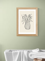 Next East End Prints Oak Vase Sketch Wall Art Print- Buy online at McGrocer