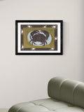 East End Prints Black Crab Cancer Star Sign Art Print - British product