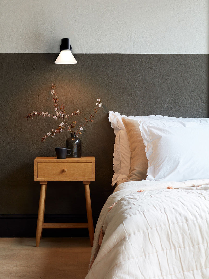 Anglepoise Type 80 W4 opal glass wall light, UK version