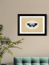 Next East End Prints Black Delute Flutter Framed Art Print- Buy online at McGrocer
