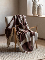Next Gallery Home Brown Mira Abstract Throw- Buy online at McGrocer