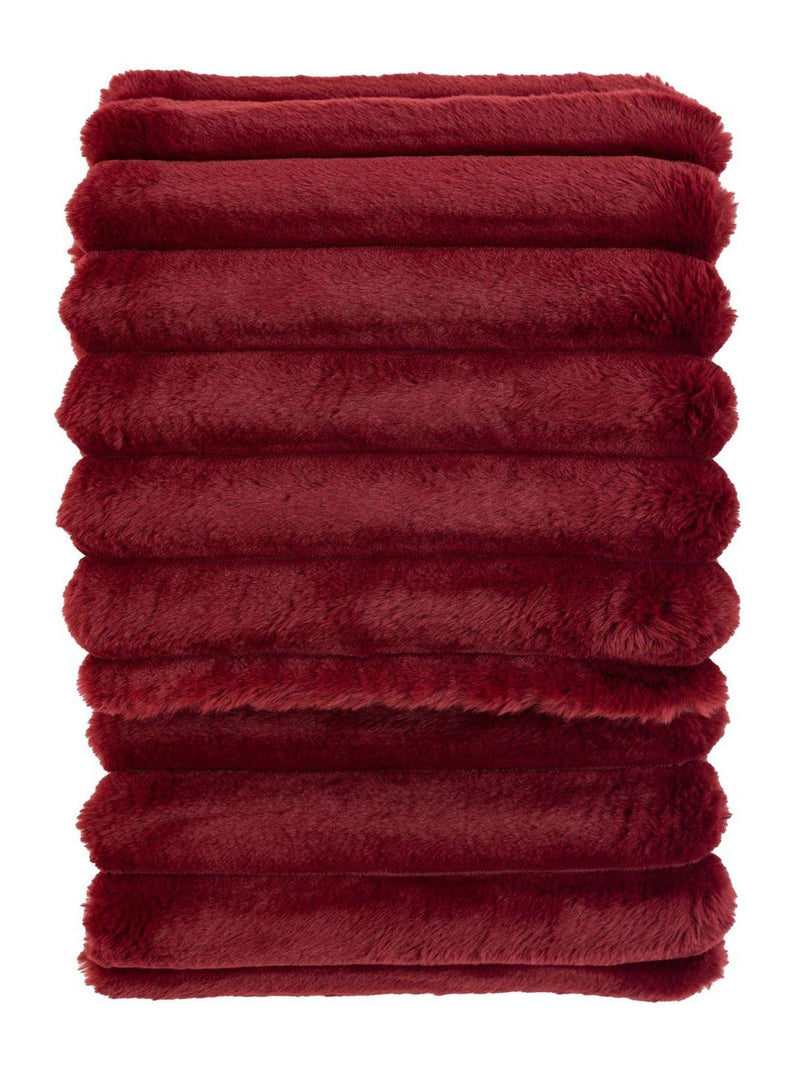 Gallery Home Mulberry faux fur throw 10x130cm (British brand)