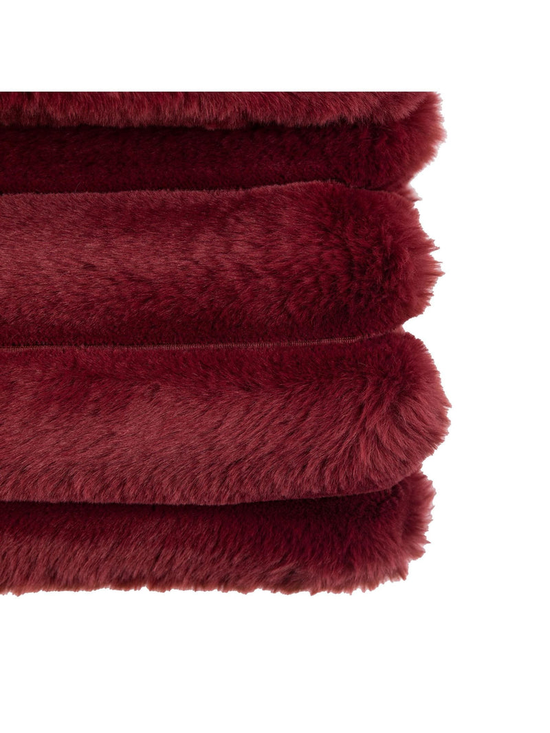 Gallery Home Mulberry faux fur throw 10x130cm (British brand)