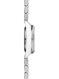 Women's 26mm Round Analogue Watch with Silver Bracelet and Sparkling Dial