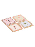Yvonne Ellen bird coasters set of 4 - British product