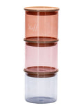 Yvonne Ellen 3 piece stacking storage jars - British product