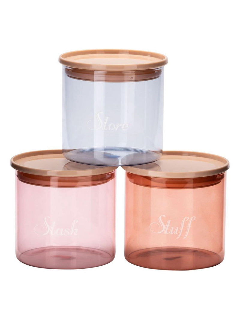 Yvonne Ellen 3 piece stacking storage jars - British product