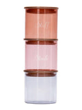 Yvonne Ellen 3 piece stacking storage jars - British product