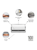 Brabantia white medium roll top bread bin - British product