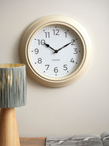 Next Karlsson Traditional Numbers Wall Clock - Warm Grey, Wall Clock, 30cm- Buy online at McGrocer