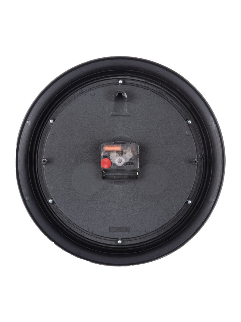 Present Time warm grey wall clock 30cm, imported from the UK