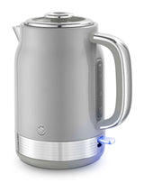 Next Swan Grey Retro Electric Jug Kettle 1.7L- Buy online at McGrocer