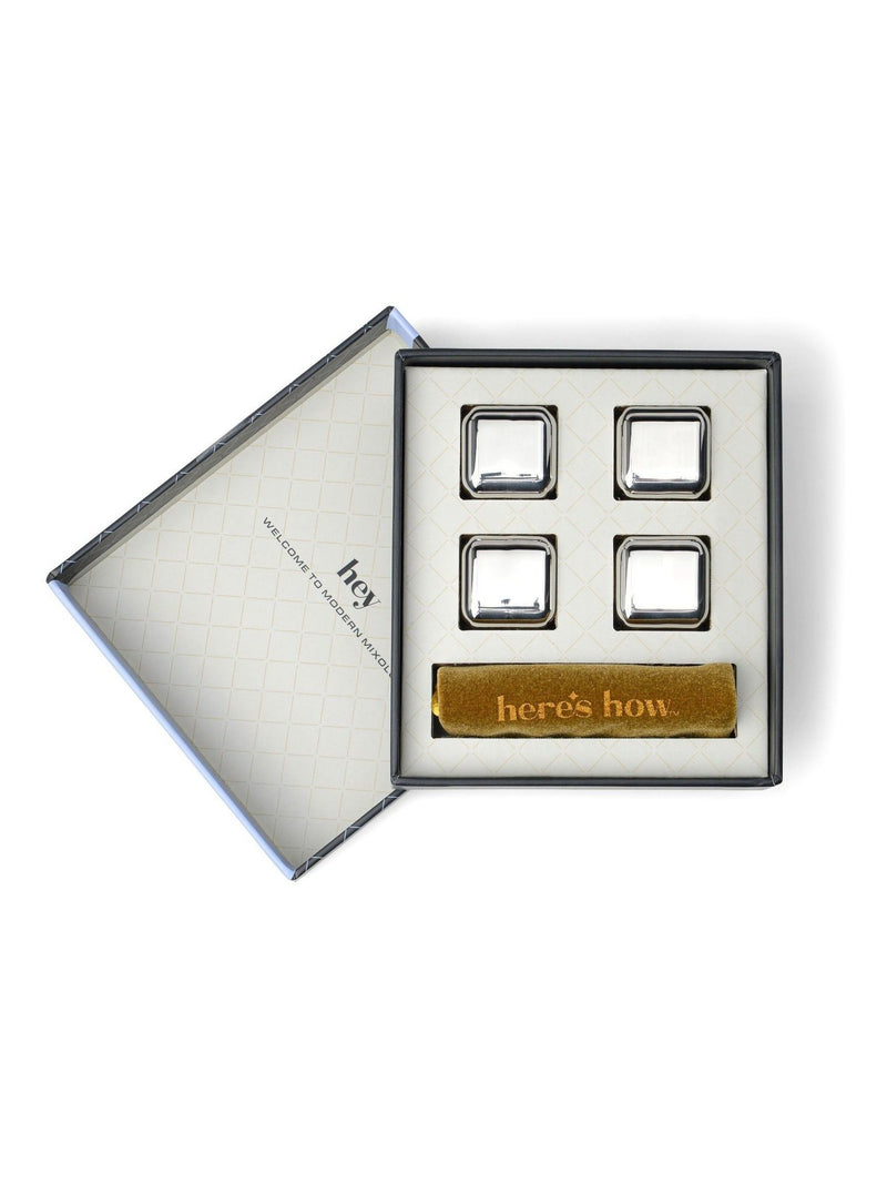 Here''s How Set of 4 Silver The Ruby Cocktail Chillers