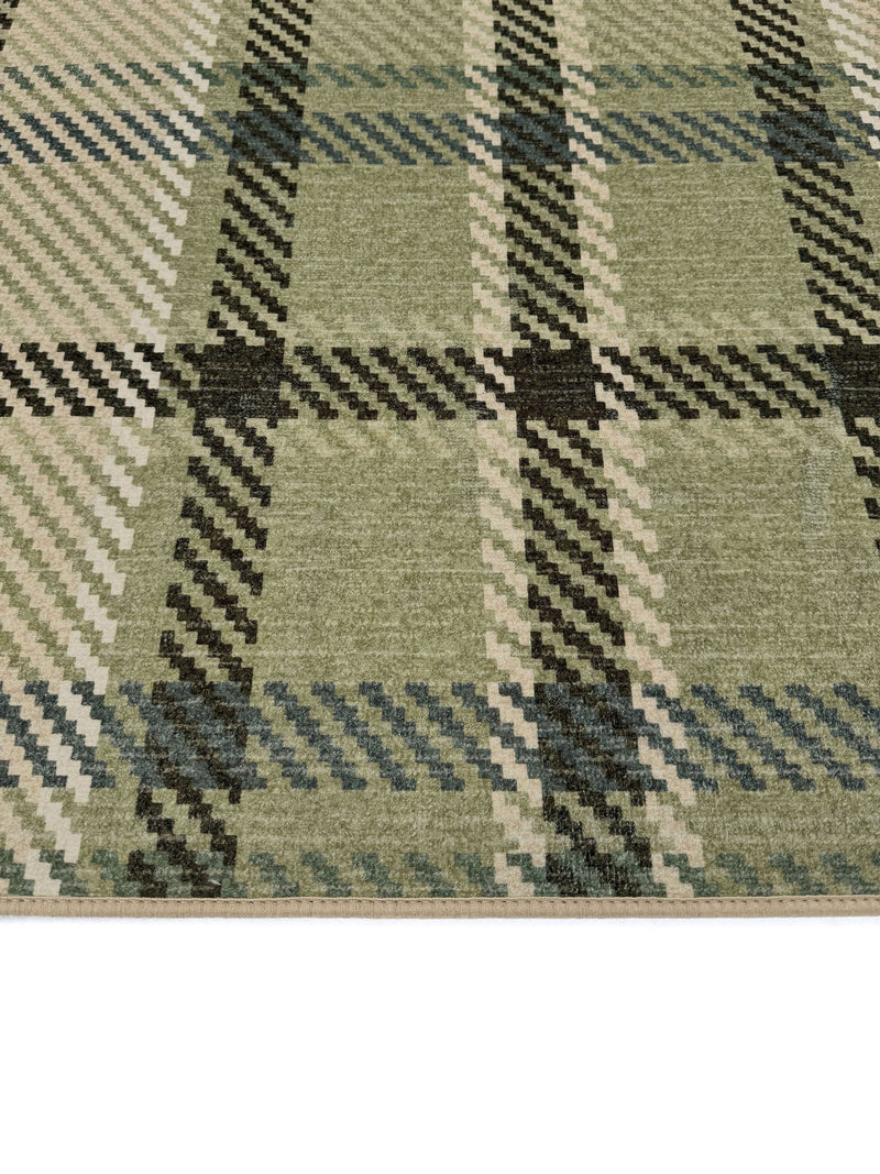 Hug Rug Green Isla Plaid rug, imported from the UK