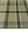 Hug Rug Green Isla Plaid rug, imported from the UK