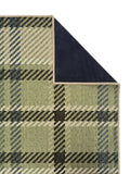 Hug Rug Green Isla Plaid rug, imported from the UK