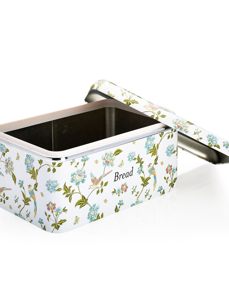 Laura Ashley Elveden White bread bin - British product