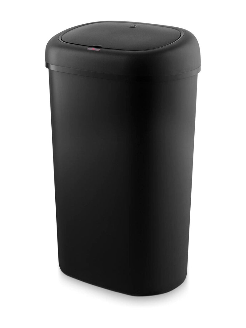 Swan Black Oval sensor bin 55L (British brand)