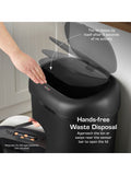 Swan Black Oval sensor bin 55L (British brand)