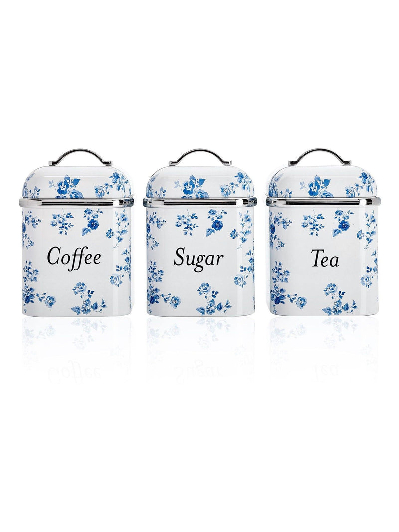 Laura Ashley China Rose canister set 3 piece - British product