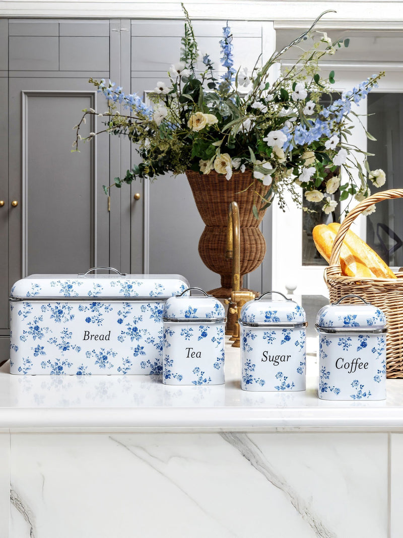 Laura Ashley China Rose canister set 3 piece - British product