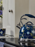 Laura Ashley Elveden Navy stove top kettle 3 litre (British brand)