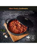 Tower Black Shallow Casserole Dish 28cm (British brand)