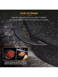 Tower Black Shallow Casserole Dish 28cm (British brand)