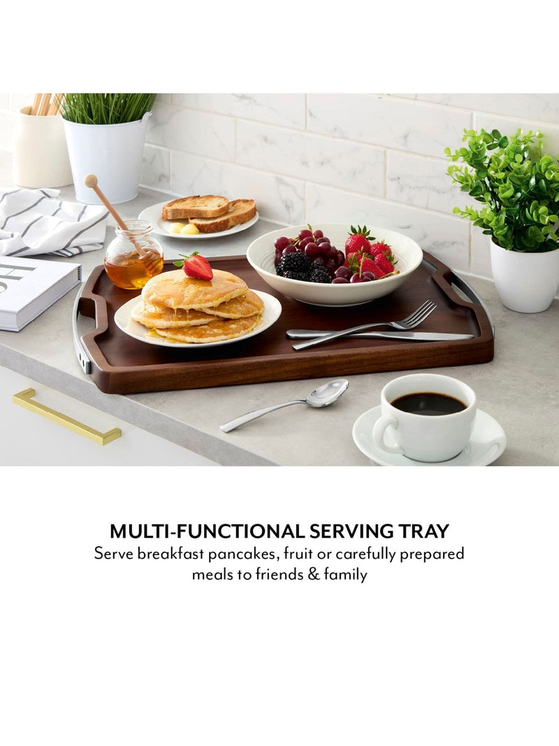 Sur La Table walnut rectangular serving tray (British brand)
