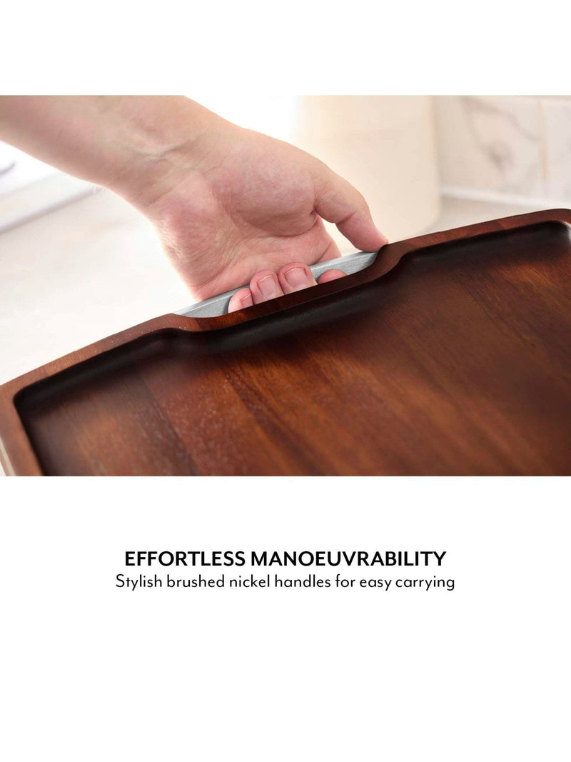Sur La Table walnut rectangular serving tray (British brand)